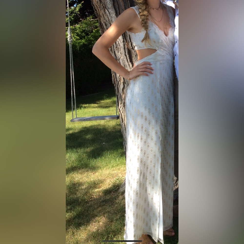 Free People White Prom Dress
